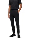 Hugo Boss Drochers Cotton Track Pants In Black