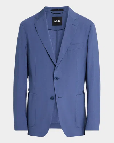 Hugo Boss Men's Hanry Performance Tech Sport Coat In Blue