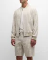 Hugo Boss Boss Linen Jacket In Light Brown