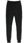 Hugo Boss Men's High-waisted Slim Fit Black Pants With Piping In Black