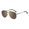 Hugo Boss Boss 1326/s Vp 06c5 Aviator Sunglasses In Brown
