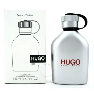 Hugo Boss Men's Hugo Iced Edt Spray 4.2 oz (tester) Fragrances 8005610262031 In White