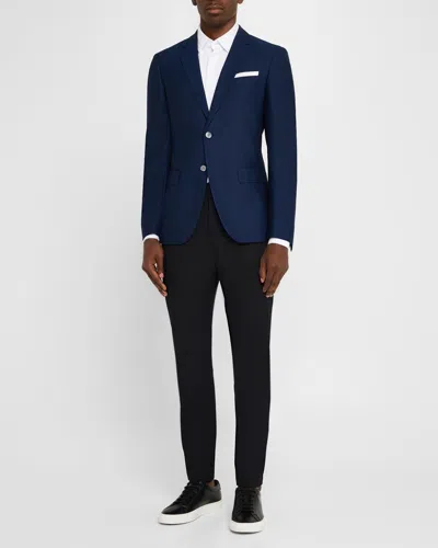 Hugo Boss Men's Hutson Wool Single-breasted Blazer In Nvy