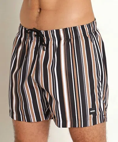 HUGO BOSS MEN ISO SWIM SHORTS IN MULTICOLOR