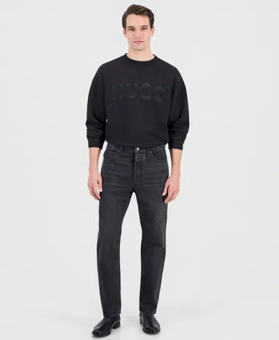 Hugo Boss Men's Jonah Regular-fit Straight-leg Jeans In Gray