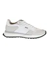 Hugo Boss Boss Men's Jonah Round Toe Running Shoes In White