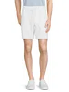 Hugo Boss Men's Karlos-ds Flat Front Shorts In White