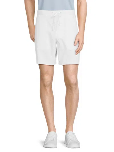 Hugo Boss Men's Karlos-ds Flat Front Shorts In White