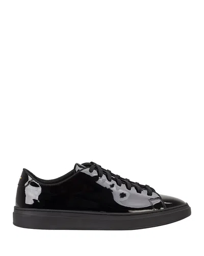 Hugo Boss Men's Kieran Lace Up Patent Leather Sneakers In Multi