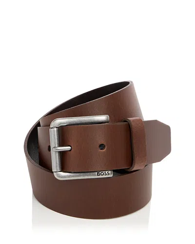 Hugo Boss Men's Leather Belt In Brown