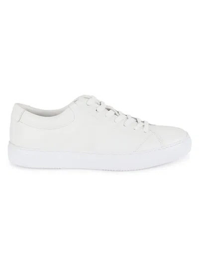 Hugo Boss Men's Leather Sneakers In White