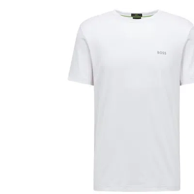 Hugo Boss Men Leisure Jersey T-shirt-tariq 10240472 01 100 In White