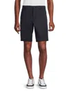 Hugo Boss Boss Cotton Bermuda Shorts In Dark Blue