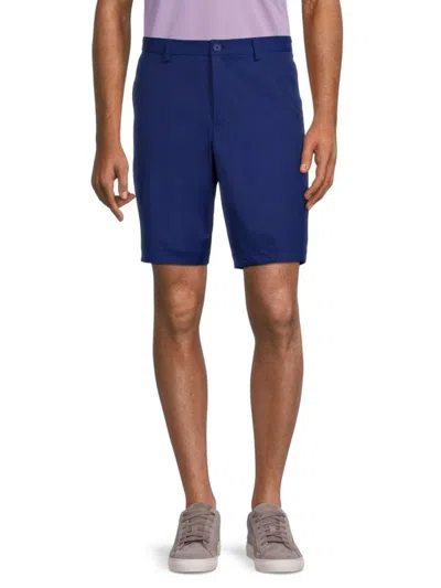 Hugo Boss Men's Liem Solid Slim Fit Golf Shorts In Bright Blue