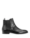 Hugo Boss Men's Lisbon Pull On Chelsea Boots In Black
