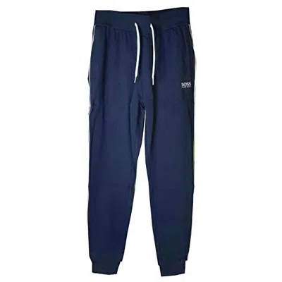 Hugo Boss Men Logo Inscribed Track Jogger In Blue