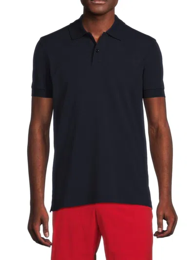 Hugo Boss Boss Men's Logo Polo In Navy