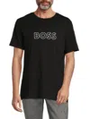 Hugo Boss Men's Logo Swim Tee In Black