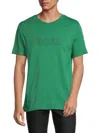 Hugo Boss Men's Logo Swim Tee In Green