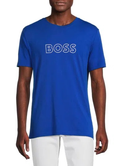 HUGO BOSS MEN'S LOGO SWIM TEE