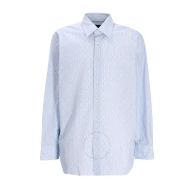 Hugo Boss Men's Long Sleeve Cotton Shirt In Blue