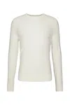 Hugo Boss Men's Long Sleeve Sweater Boss 50501762 Open White In Multi