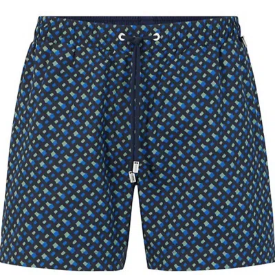 Hugo Boss Men's Manu Logo Shorts In Blue