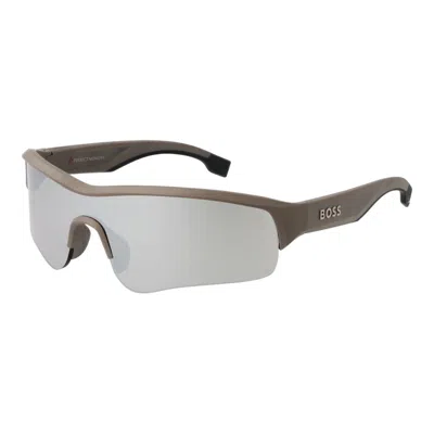 Hugo Boss Men Men's Sunglasses In Beige