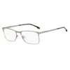 Hugo Boss Men's Metal Frames In Silver In Gray