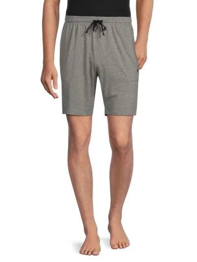 Hugo Boss Men's Mixmatch Drawstring Shorts In Medium Grey