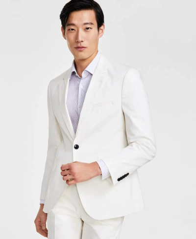 Hugo By  Boss Men's Modern Fit Suit Jacket In White