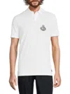 Hugo Boss Boss X Nfl Cotton-piqu Polo Shirt With Collaborative Branding In White