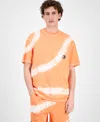 Hugo Boss Men's Nodyem Logo Graphic Tie-dye Cotton T-shirt