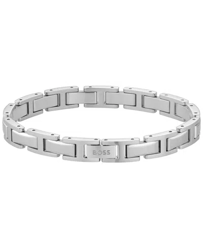 Hugo Boss Men Nolan Stainless Steel Bracelet In Green