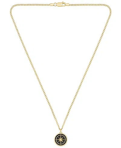 Hugo Boss Men's North Ionic Plated Thin Gold Steel Necklace