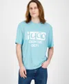 Hugo Boss Hugo Nugocrea Graphic T-shirt In Turq,aqua