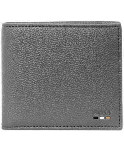 Hugo Boss Men's Open Face Wallet In Gray