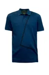 Shop Hugo Boss Men's Paddy 2 Short Sleeve Polo, Open Blue In Multi