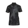Hugo Boss Men's Paddy 3 Short Sleeve Camo Print Polo, Black In Black