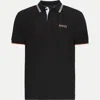 Hugo Boss Men's Paddy Pro Stretch Pique Polo Shirt, Black In Black