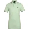 Hugo Boss Men's Paddy Short Sleeve Contrast Color Polo Shirt, Pastel Green In Multi