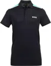 Hugo Boss Men's Paddytech Stretch Polo, Navy In Blue