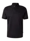 Hugo Boss Men's Parlay 1895 Short Sleeve Polo, Black In Black
