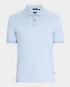 Hugo Boss Men's Parlay Jersey Polo Shirt In Blue