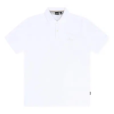 Hugo Boss Men's Parris 104 Short Sleeve Polo Shirt, White