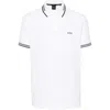 Hugo Boss Boss Paul Pro Slim Fit Performance Polo In White