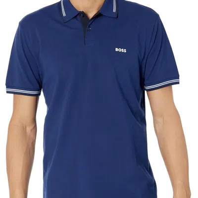 Hugo Boss Men's Paul Modern Essential Polo Shirt In Blue
