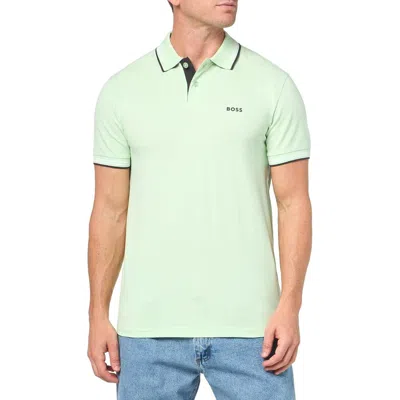 Hugo Boss Paule 1 Poloshirt Mit Streifen In Green