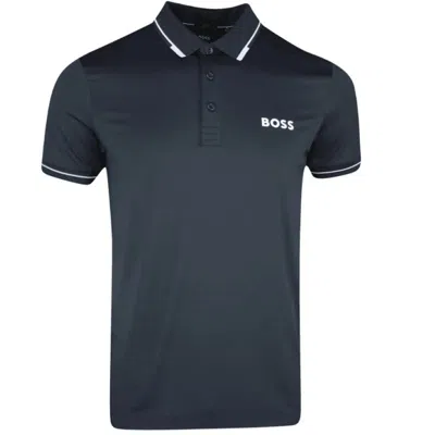 Hugo Boss Men's Paul Pro Slim Fit Short Sleeve Polo Shirt In Blue