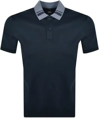 Hugo Boss Men's Phillipson 117 Short Sleeve Polo, Navy In Blue